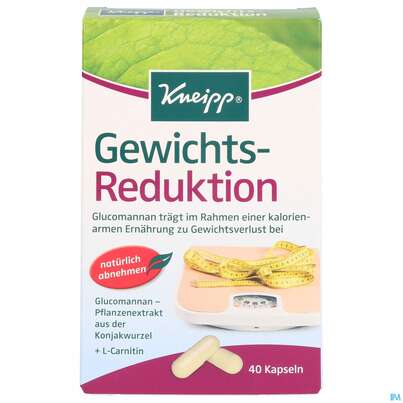 Kneipp Gewichtsreduktion Glucomannan 40st, A-Nr.: 4117087 - 01