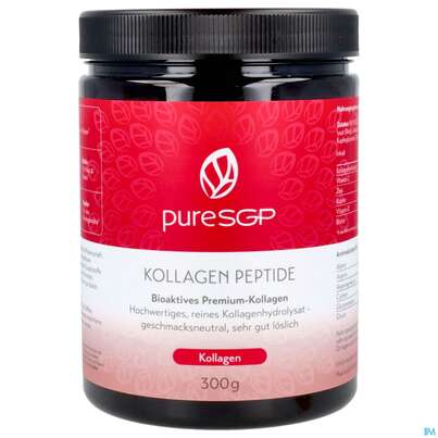 Sie sehen eine Packung Kollagen Peptide/puresgp 300g, Produktbild: 04 Kollagen Peptide/puresgp 300g, A-Nr.: 5942652 - 04