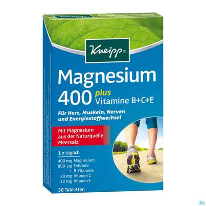 Sie sehen eine Packung Magnesium Tabl 400 +folsaeure 30st, Produktbild: 02 Magnesium Tabl 400 +folsaeure 30st, A-Nr.: 3434957 - 02