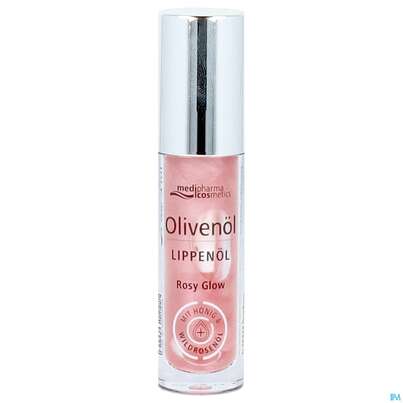 Sie sehen eine Packung Oliven Oel Lippenoel Rosy Glow Medipharma Cosmetics 4ml, Produktbild: 09 Oliven Oel Lippenoel Rosy Glow Medipharma Cosmetics 4ml, A-Nr.: 5879936 - 09