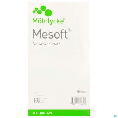 Vlieskompressen Mesoft/set Steril 10x 10cm 150st (30x5), A-Nr.: 1652331 - 10
