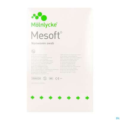 Sie sehen eine Packung Vlieskompressen Mesoft/set Steril 10x 20cm 4 Fach 120st (60x2), Produktbild: 08 Vlieskompressen Mesoft/set Steril 10x 20cm 4 Fach 120st (60x2), A-Nr.: 1652360 - 08