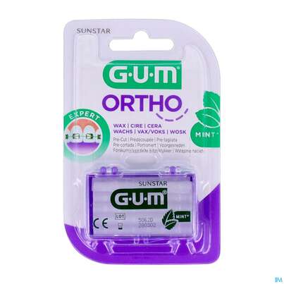 Zahnpflege Gum Orthodontisches Wachs Minzgeschmack Nr 724 1st, A-Nr.: 5632101 - 01