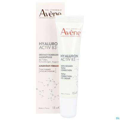 Sie sehen eine Packung Avene Hyaluron Activ B3 Augencreme 15ml, Produktbild: 13 Avene Hyaluron Activ B3 Augencreme 15ml, A-Nr.: 5693410 - 13
