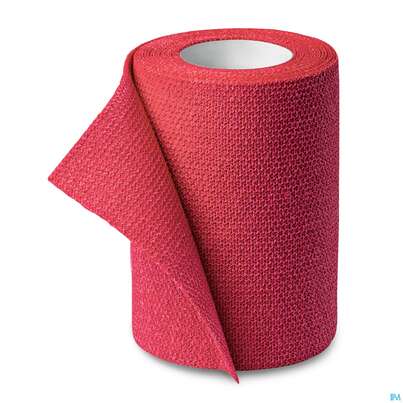 Elastische Binden Idealast/haft Kohaesiv/color Rot 4mx 8cm 1st, A-Nr.: 4174642 - 09