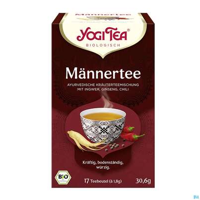 Yogi Tea Bio Maenner Tee 30,6g 17st, A-Nr.: 5749978 - 01