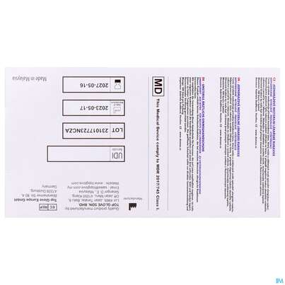 Sie sehen eine Packung Untersuchungshandschuhe -dumax/nitril Puderfrei M 100st, Produktbild: 03 Untersuchungshandschuhe -dumax/nitril Puderfrei M 100st, A-Nr.: 5819265 - 03