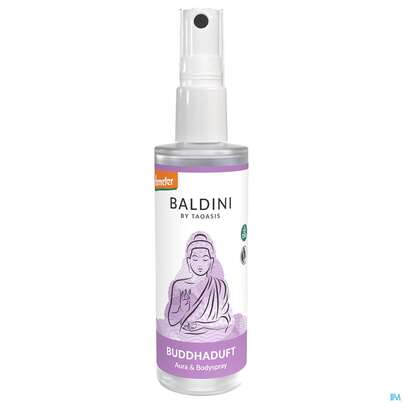 Sie sehen eine Packung Taoasis Baldini Aura +bodyspray Buddha 30ml, Produktbild: 02 Taoasis Baldini Aura +bodyspray Buddha 30ml, A-Nr.: 5791207 - 02