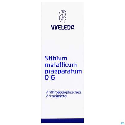 Stibium/met.praep. -weleda Trituration D 6 20g, A-Nr.: 0896226 - 02