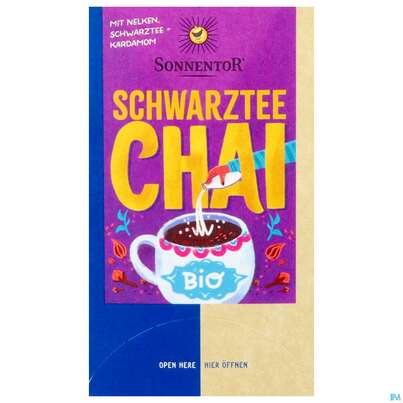 Sonnentor Tee/aufgussbeutel Bio Schwarztee Chai 02341 18st, A-Nr.: 5913320 - 01