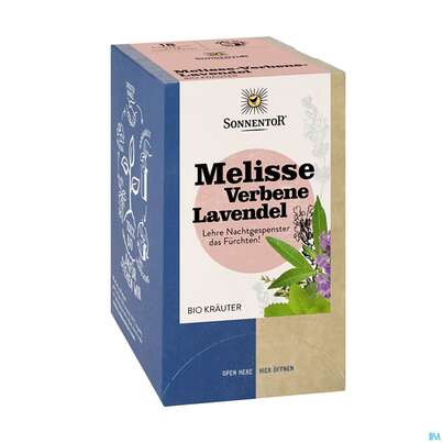 Sonnentor Aufgussbeutel/bio Melisse-verbene-lavendel 02336 18st, A-Nr.: 5913076 - 02