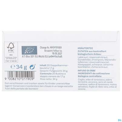 Sonnenmoor Bio/tee Im Filterbeutel Leberliebchen 34g, A-Nr.: 5934285 - 03