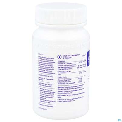 Sie sehen eine Packung Pure Encapsulations Cogni Aktiv 60 Kapseln, Produktbild: 04 Pure Encapsulations Cogni Aktiv 60 Kapseln, A-Nr.: 5228239 - 04