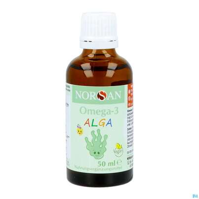 Omega -3 Norsan Oel/alga F Kinder Zitrone 50ml, A-Nr.: 5825969 - 11