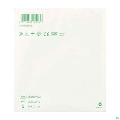 Mullkompressen Gazin Baumw.17faedig Unsteril 16fach 18x 8cm 100st, A-Nr.: 2384967 - 04