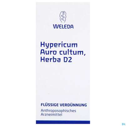 Sie sehen eine Packung Hypericum/auro Cultum Herba -weleda Dilution D 2 50ml, Produktbild: 04 Hypericum/auro Cultum Herba -weleda Dilution D 2 50ml, A-Nr.: 1461878 - 04