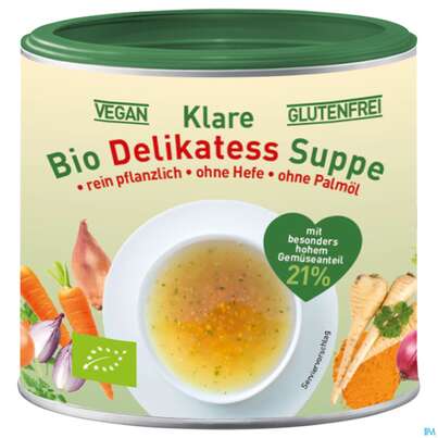 Sie sehen eine Packung Gewusst Wie Bio Delikatess Suppe 450g, Produktbild: 02 Gewusst Wie Bio Delikatess Suppe 450g, A-Nr.: 5893327 - 02