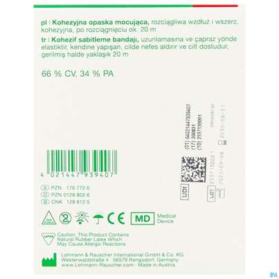 Fixierbinden Mollelast Haft Weiss 20mx 10cm 1st, A-Nr.: 1767726 - 05