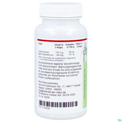 Cissus Extrakt Kapseln 360mg Nat 90st, A-Nr.: 5812754 - 03