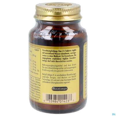 Collagen Hyaluronsaeure Tabl Complex Solgar 12559 30st, A-Nr.: 5790372 - 02