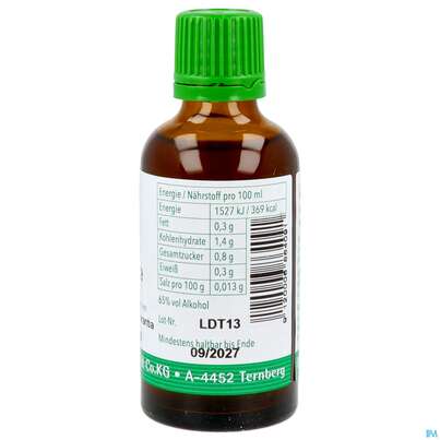 Sie sehen eine Packung Bittergurke Tinktur Phytopharma 50ml, Produktbild: 03 Bittergurke Tinktur Phytopharma 50ml, A-Nr.: 3451275 - 03