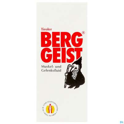 Sie sehen eine Packung Berggeist Muskel- U.gelenksfluid 150ml, Produktbild: 01 Berggeist Muskel- U.gelenksfluid 150ml, A-Nr.: 0559032 - 01