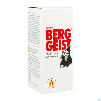 Sie sehen eine Packung Berggeist Muskel- U.gelenksfluid 150ml, Produktbild: 02 Berggeist Muskel- U.gelenksfluid 150ml, A-Nr.: 0559032 - 02