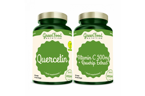 GreenFood Nutrition Quercetin 90 Kapseln + Vitamin C 500mg 60 Kapseln, A-Nr.: 5833874 - 01