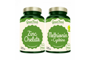 GreenFood Nutrition Methionin + Cysteine 90 Kapseln + Zinc Chelate 60 Kapseln, A-Nr.: 5833839 - 01