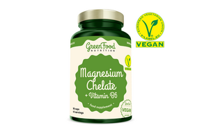 GreenFood Nutrition Magnesium Chelate + Vitamin B6 90 Kapseln, A-Nr.: 5634548 - 01