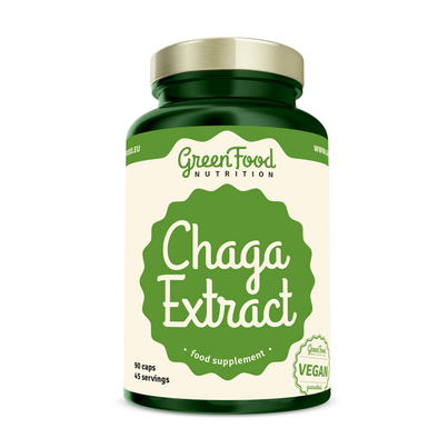 GreenFood Nutrition Chaga Extrakt 90 Kapseln, A-Nr.: 5634034 - 01