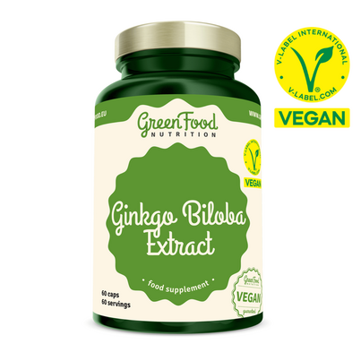 GreenFood Nutrition Ginkgo Biloba Extrakt 60 Kapseln, A-Nr.: 5634399 - 01