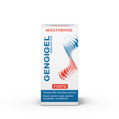 Gengigel® Mundspülung Forte – intensive Pflege für den gesamten Mundraum nach zahnärztlichen Eingriffen, A-Nr.: 5986796 - 01