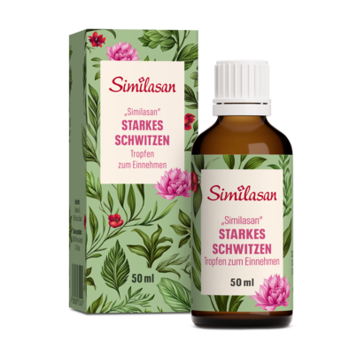 Sie sehen eine Packung „Similasan“ starkes Schwitzen Tropfen zum Einnehmen, Produktbild: 01 „Similasan“ starkes Schwitzen Tropfen zum Einnehmen, A-Nr.: 0752409 - 01