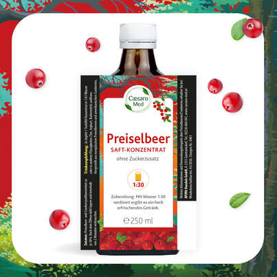 Preiselbeersaft-Konzentrat 1:30 250ml, A-Nr.: 3063142 - 04
