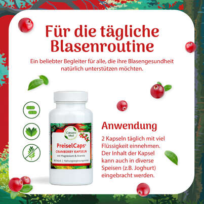 Preisel-Caps mit Cranberry, Magnesium und Acerola 90 Stück, A-Nr.: 2749647 - 03
