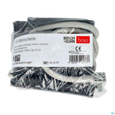 Sie sehen eine Packung Blutdruckmesser Boso Medicus/exclusive Manschette Xs 16-22cm 141-4 1st, Produktbild: 01 Blutdruckmesser Boso Medicus/exclusive Manschette Xs 16-22cm 141-4 1st, A-Nr.: 2647214 - 01