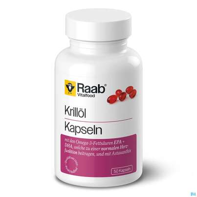 Krill Oel Kapseln Raab 50st, A-Nr.: 5870817 - 01