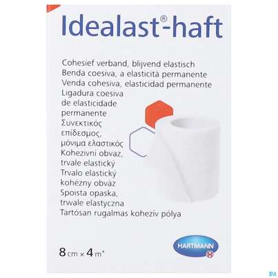 Elastische Binden Idealast/haft Kohaesiv Weiss 4mx 8cm 1st, A-Nr.: 1457517 - 02