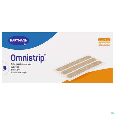 Wundnahtstreifen Omnistrip Steril 3mmx 76mm 250st, A-Nr.: 2983136 - 01