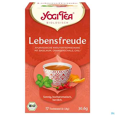 Yogi Tea Bio Lebensfreude 30,6g 17st, A-Nr.: 5879356 - 01