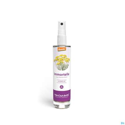 Sie sehen eine Packung Taoasis Hydrolat Deutschland Demeter Immortelle 50ml, Produktbild: 01 Taoasis Hydrolat Deutschland Demeter Immortelle 50ml, A-Nr.: 5998836 - 01