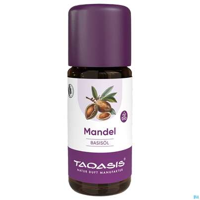 Sie sehen eine Packung Taoasis Basisoel Bio Mandel Mini 10ml, Produktbild: 02 Taoasis Basisoel Bio Mandel Mini 10ml, A-Nr.: 5998776 - 02