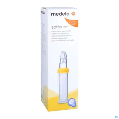 Sie sehen eine Packung Medela Softcup Spez.trinkbecher 1st, Produktbild: 02 Medela Softcup Spez.trinkbecher 1st, A-Nr.: 1801914 - 02