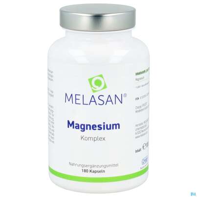 Sie sehen eine Packung Magnesium Kapseln Komplex -melasan 610mg 180st, Produktbild: 02 Magnesium Kapseln Komplex -melasan 610mg 180st, A-Nr.: 2673074 - 02