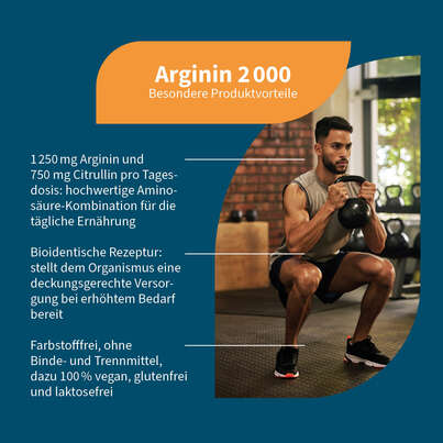 NatuGena Arginin 2000 Kapseln, A-Nr.: 5404357 - 02