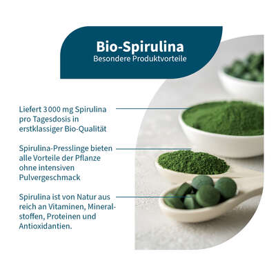 Sie sehen eine Packung NatuGena Bio-Spirulina Presslinge, Produktbild: 02 NatuGena Bio-Spirulina Presslinge, A-Nr.: 5926877 - 02