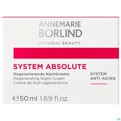 Sie sehen eine Packung Boerlind Anti/aging/system Absolute Regenierende Nachtcreme 845 50ml, Produktbild: 01 Boerlind Anti/aging/system Absolute Regenierende Nachtcreme 845 50ml, A-Nr.: 4175765 - 01