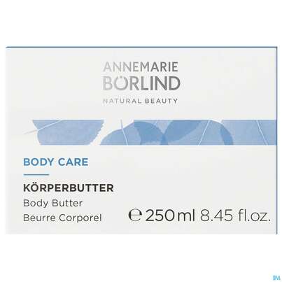 Sie sehen eine Packung Boerlind Body Care Koerperbutter 60101 250ml, Produktbild: 01 Boerlind Body Care Koerperbutter 60101 250ml, A-Nr.: 5169270 - 01