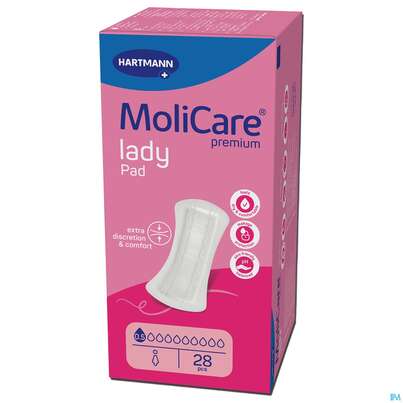 Inkontinenz Molicare Premium/lady Pad Tropfen 0,5 28st, A-Nr.: 4918574 - 10